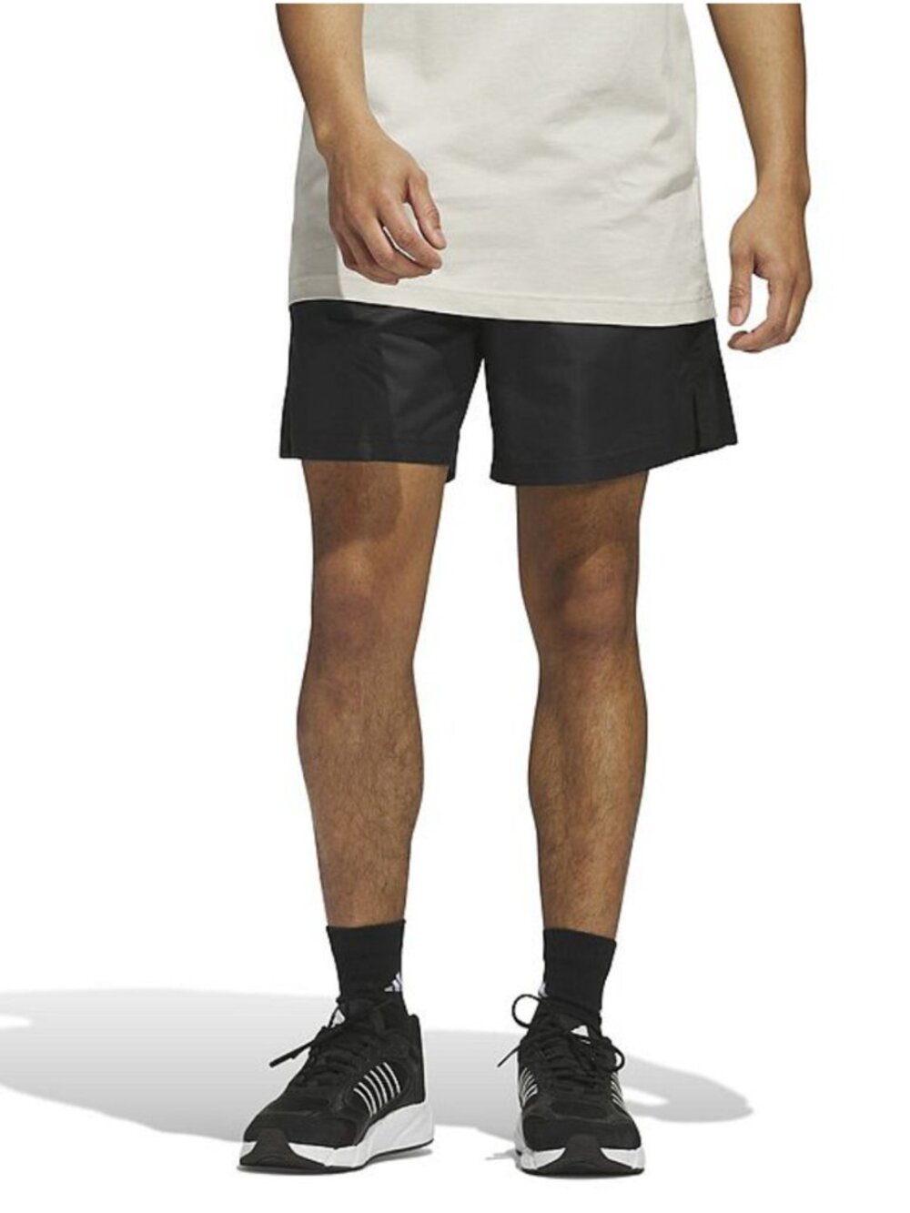 Adidas Men's Essentials Summer Dobby Sportswear Shorts Black